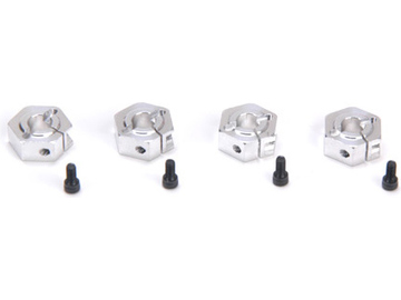 Losi 12mm Aluminum Hex (5.7mm wide) (4): CCR / LOSA3186