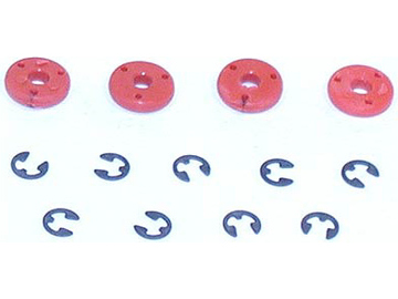 Losi Shock Pistons #56, Red (4) Losi Shock Pistons #56, Red (4) / LOSA5046