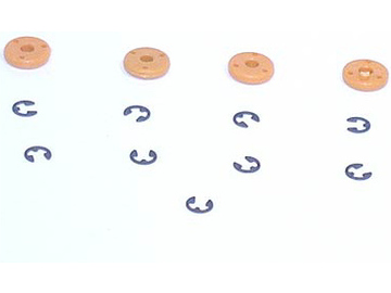 Losi Shock Pistons #55, Orange (4) Losi Shock Pistons #55, Orange (4) / LOSA5047
