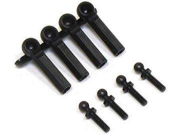 Losi kulové čepy s konc. 4-40x3/8" (4): XXX-4,XXX-T Losi kulové čepy s konc. 4-40x3/8" (4): XXX-4,XXX-T / LOSA6000