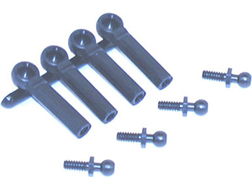Losi Ball Studs w/Ends, 4-40 x 1/4: XXX-4,XXX-T / LOSA6006