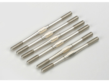 Losi Left/Right Turnbuckle Set (6): XXX-SCT Losi Left/Right Turnbuckle Set (6): XXX-SCT / LOSA6074