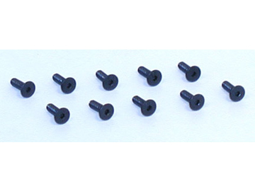 Losi Flat Head Screws, 4-40x3/8" (10) Losi Flat Head Screws, 4-40x3/8" (10) / LOSA6210