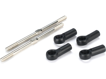 Losi spojovačka s koncovkami 5x100mm (2): 8T Losi spojovačka s koncovkami 5x100mm (2): 8T / LOSA6539