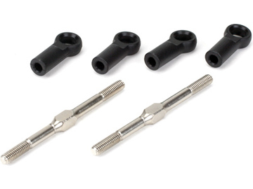 Losi spojovačka s koncovkami 4x60mm (2): 8T Losi spojovačka s koncovkami 4x60mm (2): 8T / LOSA6542