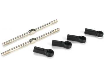 Losi spojovačka s koncovkami 4x98mm (2): 8T Losi spojovačka s koncovkami 4x98mm (2): 8T / LOSA6543