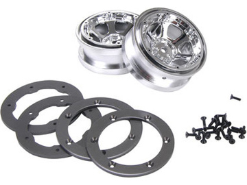 Losi disk kola 2.2" Beadlock chrom (2): CCR / LOSA7020