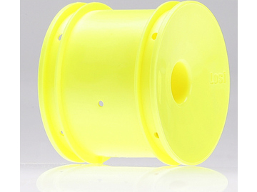 Losi Rear Truck Wheel, Yellow (2): XXX-NT,XXX-T / LOSA7155