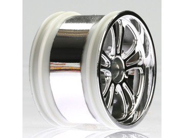 Losi 320 Series Spokz Chrome Wheel, Rear (2) / LOSA7158