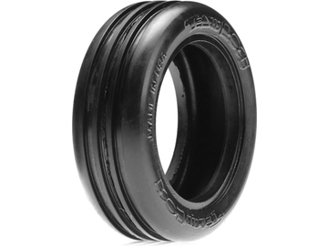 Losi pneu přední Xtra-Wide červená s vložkou (2) / LOSA7204R