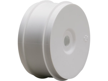 Losi 1/8 Buggy Dish Wheel, White (4) / LOSA7750