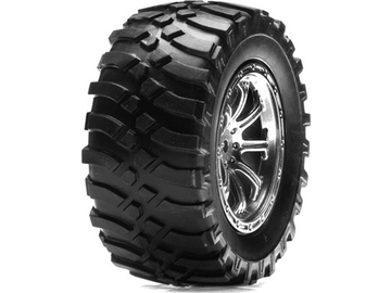Losi Rear Mounted Tire, Chrome(2): MHRL / LOSB1188