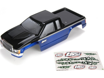 Losi Painted Body, Blue with Stickers: Mini-HRL / LOSB1388