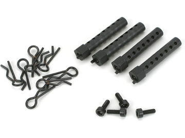 Losi držáky karoserie se sponkami a šrouby: MRC / LOSB1403