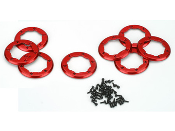 Losi pojistný kroužek kola červený (8): MRC / LOSB1499