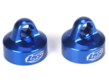 Losi Shock Caps, Blue (2): 5IVE-T / LOSB2858