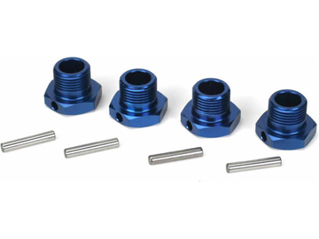 Losi hliníkový náboj kola modrý, čep (4): 8 RTR / LOSB3506