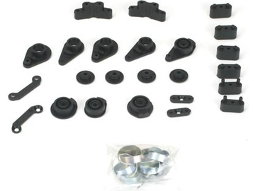 Losi servo Saver kompletní s držákem: LST/2,AFT,MGB Losi servo Saver kompletní s držákem: LST/2,AFT,MGB / LOSB4250