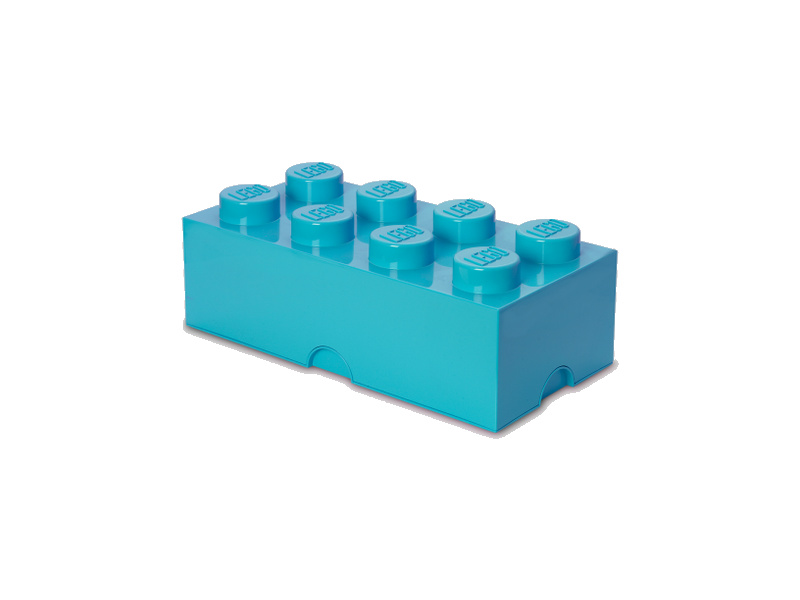 LEGO úložný box 250x500x180mm - azurový