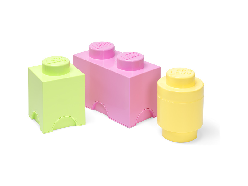 LEGO úložné boxy Multi-Pack 3ks pastelové LEGO40140802