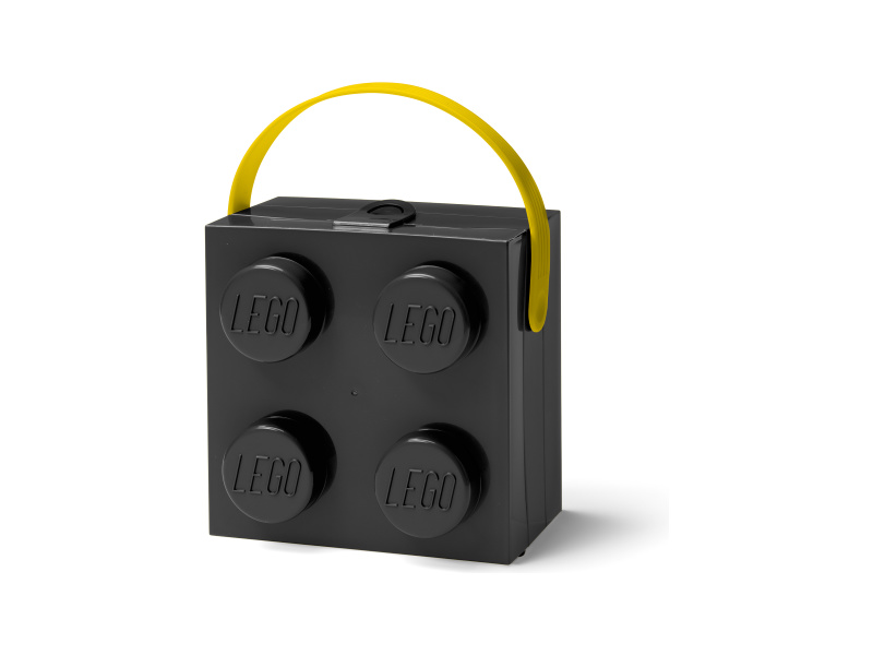 LEGO box s rukojetí 166x165x117mm - černý