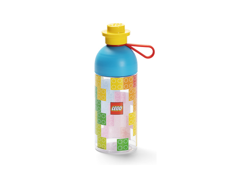 LEGO fľaša na pitie 0.5L - transparentná Iconic LEGO40420800