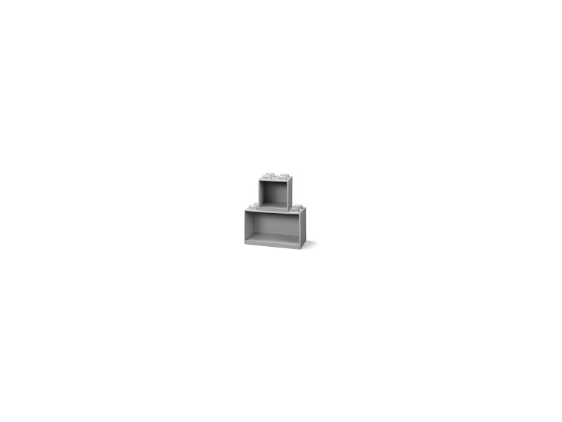 LEGO Brick závesné police šedé, set 2ks LEGO41171740