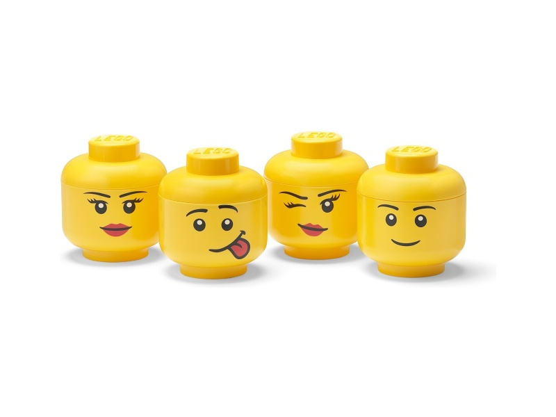 LEGO úložná hlava mini Multi pack 4ks LEGO43330800