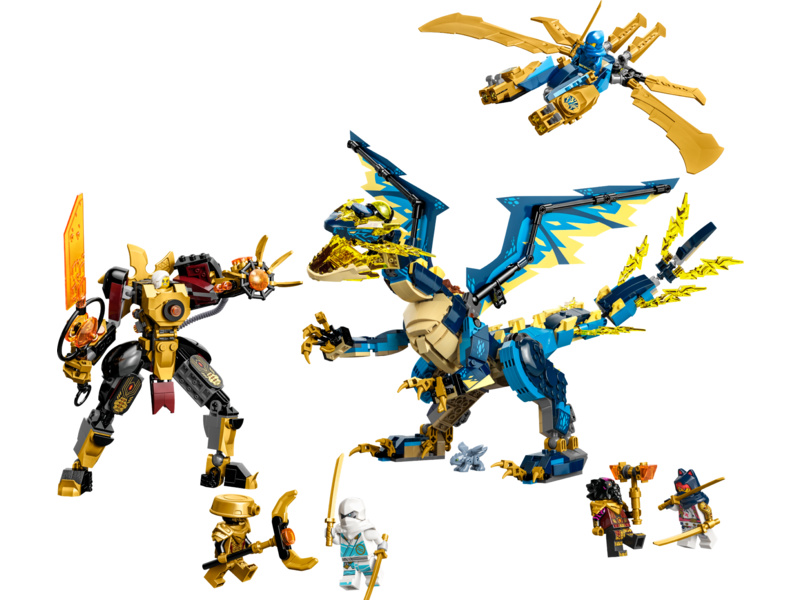 LEGO Ninjago - Živelný drak proti robotovi císařovn
