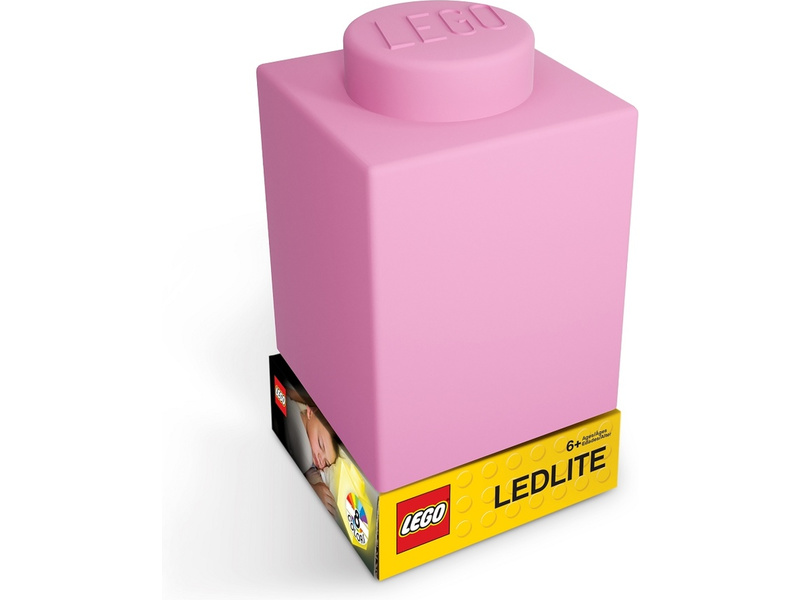 LEGO Bedside Lamp Silicone Cube pink LGL LP39 Astra