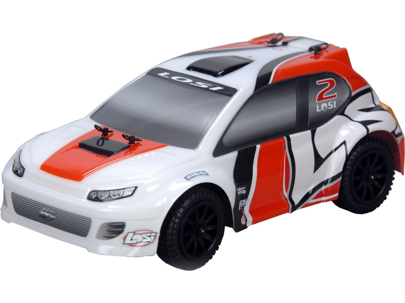 Losi Micro Rally Car 1 24 4WD RTR Orange White LOSB0241IT2 Astra