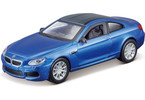 Maisto BMW M6 1:41 metallic blue