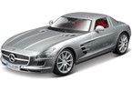 Maisto Mercedes-Benz SLS AMG 1:18 stříbrná