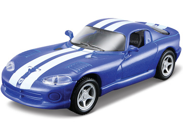 Maisto Dodge Viper GTS 1:39 modrá metalíza Maisto Dodge Viper GTS 1:39 modrá metalíza / MA-21001-09707