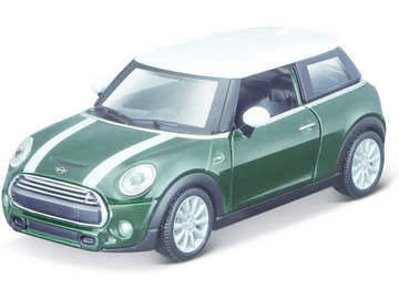 Maisto MINI Copper S 1:39 zelená metalíza Maisto MINI Copper S 1:39 zelená metalíza / MA-21001-16908