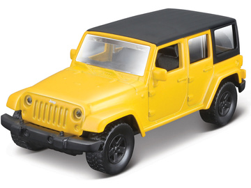 Maisto Jeep Wrangler Unlimited 2015 1:41 žlutá Maisto Jeep Wrangler Unlimited 2015 1:41 žlutá / MA-21001-19038