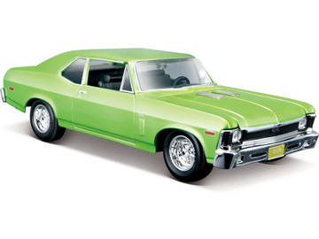 Maisto Chevrolet Nova SS 1970 1:24 světle zelená metalíza / MA-31262GN