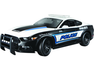 Maisto Ford Mustang GT 2015 1:18 černo-bílá Maisto Ford Mustang GT 2015 1:18 černo-bílá / MA-31397