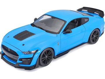 Maisto Ford Mustang Shelby GT500 2020 1:18 modrá Maisto Ford Mustang Shelby GT500 2020 1:18 modrá / MA-31452B
