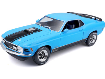 Maisto Ford Mustang Mach 1 1970 1:18 modrá Maisto Ford Mustang Mach 1 1970 1:18 modrá / MA-31453B
