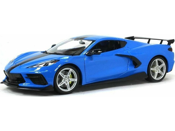 Maisto Chevrolet Corvette Stingray Coupe 2020 1:18 modrá / MA-31455B
