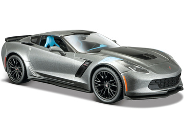 Maisto Corvette Grand Sport 2017 1:24 šedá metalíza / MA-31516GY