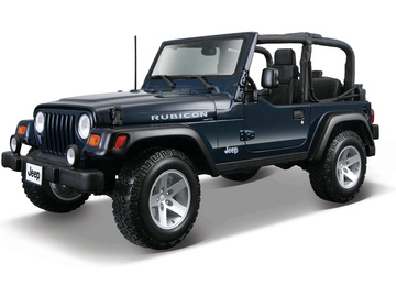 Maisto Jeep Wrangler Rubicon 1:18 modrá metalíza / MA-31663B