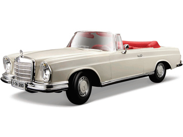 Maisto Mercedes-Benz 280SE Cabrio 1967 1:18 krémová Maisto Mercedes-Benz 280SE Cabrio 1967 1:18 krémová / MA-31811