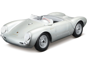 Maisto Porsche 550 A Spyder 1:18 stříbrná Maisto Porsche 550 A Spyder 1:18 stříbrná / MA-31843