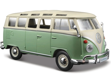 Maisto Volkswagen Van Samba 1:25 zeleno/krémová Maisto Volkswagen Van Samba 1:25 zeleno/krémová / MA-31956G