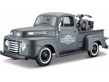 Maisto Ford F-1 Pickup 1948 s WLA Flathead 1942 1:24 / MA-32185