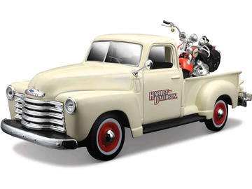 Maisto Harley-Davidson Custom - Chevrolet 3100 Pickup 1950, FLSTS Heritage Springer 2001 1:24 / MA-32194