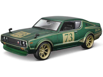 Maisto Nissan Skyline 2000GT-R (KPGC 110) 1973 Tokyo Mods 1:24 zelená / MA-32539