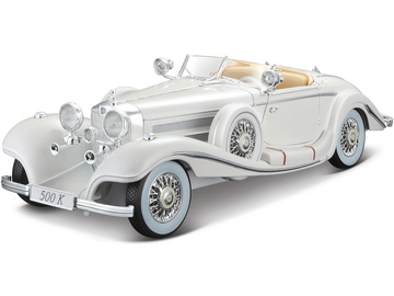Maisto Mercedes-Benz 500 K Typ Specialroadster 1936 1:18 white / MA-36055
